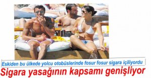 SİGARA YASAĞININ KAPSAMI GENİŞLİYOR...