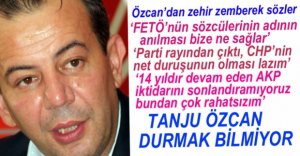 TANJU ÖZCAN'DAN ÖNEMLİ AÇIKLAMALAR