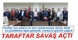 TARAFTAR YÖNETİM SAVAŞI KIZIŞTI