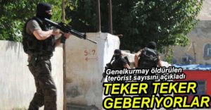 TERÖRİSTLER TEK TEK ÖLDÜRÜLÜYOR