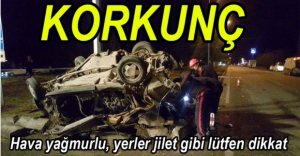 TUGAY KAVŞAĞI'NDA KORKUNÇ KAZA