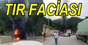 TÜNEL GİRİŞİNDE FECİ KAZA