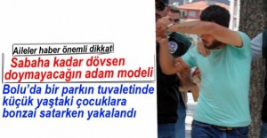 TUVALETTE BONZAİ SATARKEN YAKALANDI