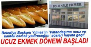UCUZ EKMEK SATIŞA BAŞLADI