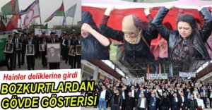 ÜLKÜCÜLERDEN AİBÜ'DE GÖVDE GÖSTERİSİ