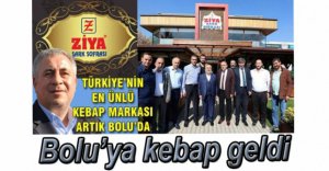 ÜNLÜ KEBAP MARKASI BOLU'DA...