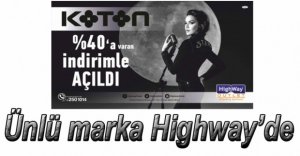 ÜNLÜ KOT MARKASI HİGHWAY'DE