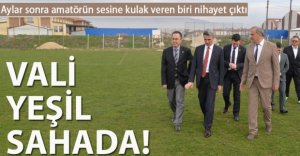 VALİ AMATÖRE EL ATTI!