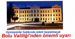 BOLU VALİLİĞİ'NDEN PROVOKASYON UYARISI