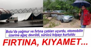 YAĞMUR VE FIRTINA HAYATI FELÇ ETTİ