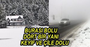 YENİ YILA KARLA GİRECEĞİZ