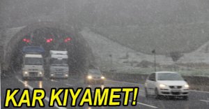 YOĞUN KAR YAĞIŞI BAŞLADI