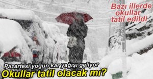 YOĞUN KAR YAĞIŞI KAPIMIZDA....