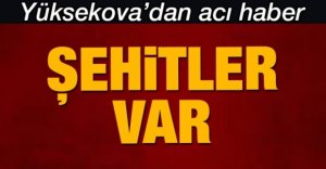 YÜKSEKOVA'DAN ÇOK ACI HABER