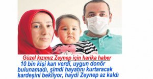 ZEYNEP İÇİN ÇOK GÜZEL HABER...