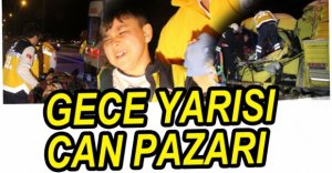 ZİNCİRLEME TRAFİK KAZASINDA 7 KİŞİ YARALANDI