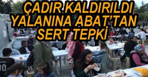 ABAT O HABERE TEPKİ GÖSTERDİ