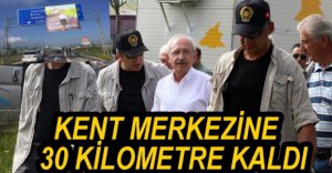 ADALET YÜRÜYÜŞÜ BOLU'YA YAKLAŞTI