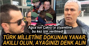 ÇAKICI'YI ZİYARET EDEMEDİ, ÇIKIŞTA ÇOK SERT KONUŞTU