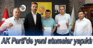 AK PARTİ'DE BELDELERE ATAMALAR YAPILDI