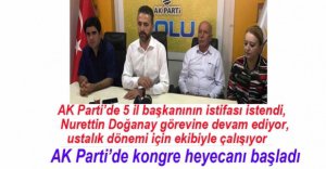 AK PARTİ'DE KONGRE HEYECANI BAŞLIYOR