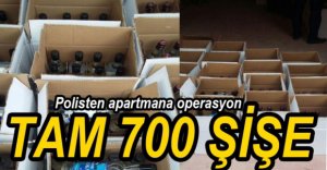 APARTMANA POLİS BASKINI