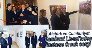 ATATÜRK VE CUMHURİYET SERGİSİ AÇILDI