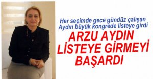 AYDIN LİSTEYE GİRMEYİ BAŞARDI