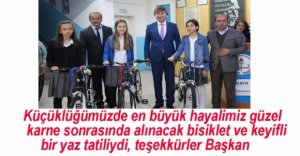 BAŞARILI ÖĞRENCİLERE EN GÜZEL KARNE HEDİYESİ