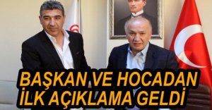 BAŞKAN VE HOCADAN İLK AÇIKLAMA