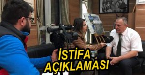 BAŞKAN YILMAZ KELEŞ'İN İSTİFASINI DEĞERLENDİRDİ