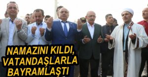 BAYRAM NAMAZINI BOLU'DA KILDI