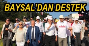 BAYSAL AİLESİNDEN DESTEK