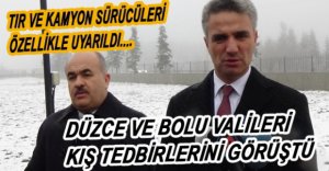 BOLU DAĞI KIŞ TEDBİRLERİ GÖRÜŞÜLDÜ...