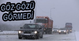 BOLU DAĞI'NDA GÖZ GÖZÜ GÖRMEDİ
