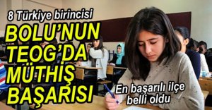 BOLU EĞİTİMDE ZİNCİRLERİ KIRDI