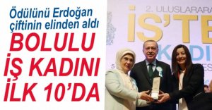 BOLULU İŞ KADINI İLK 10'A GİRDİ