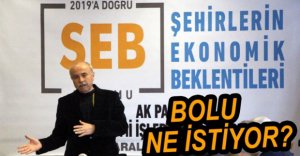 BOLU’NUN GELECEĞİ İÇİN KONUŞTU