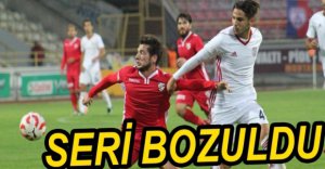 BOLUSPOR SERİYİ BOZDU