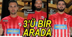 BOLUSPOR'DA 3 İMZA