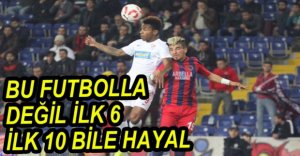 BOLUSPOR'DA DEĞİŞEN BİRŞEY YOK