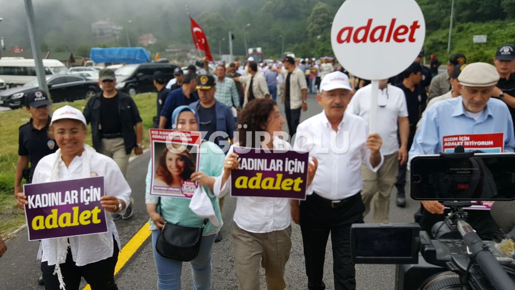 ADALET YÜRÜYÜŞÜNDE YENİ İSİMLER
