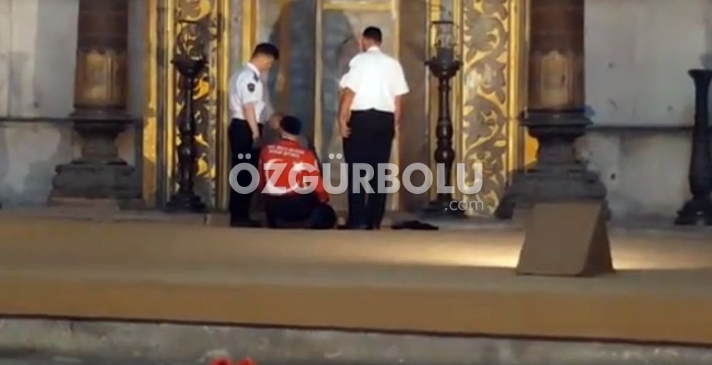 AYASOFYA'DA MAHMUT ALAN ALARMI