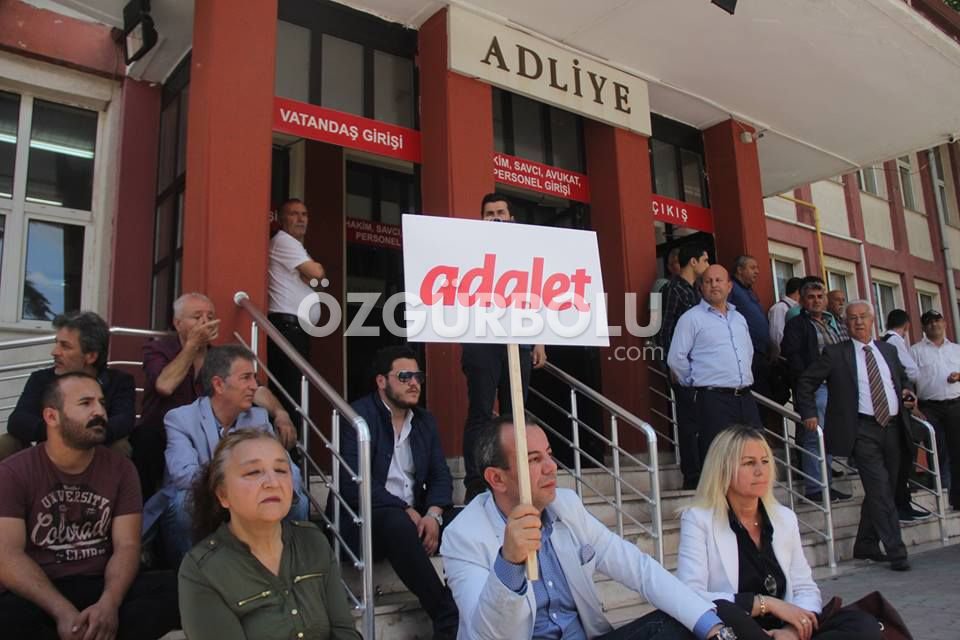 CHP'LİLER İLE POLİS ARASINDA GERGİNLİK