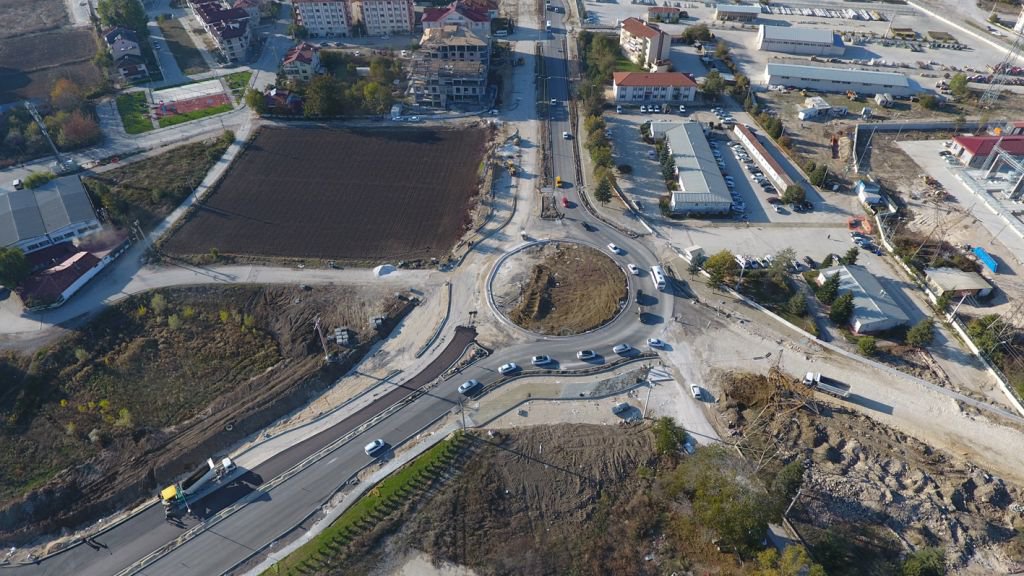 DEV KAVŞAK HAVADAN GÖRÜNTÜLENDİ