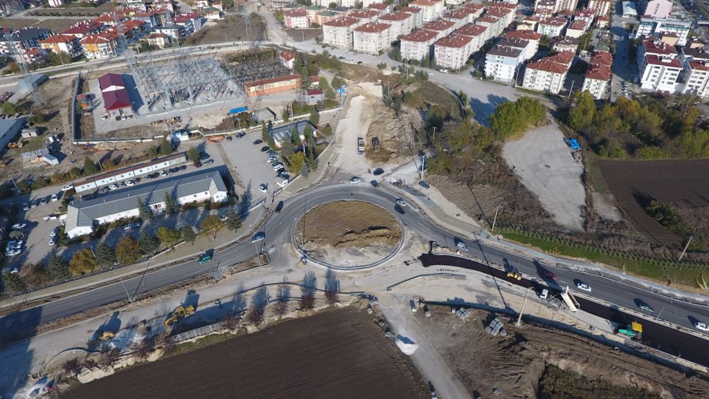 DEV KAVŞAK HAVADAN GÖRÜNTÜLENDİ