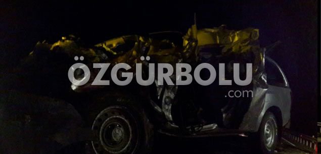 FECİ KAZADA 1 KİŞİ HAYATINI KAYBETTİ