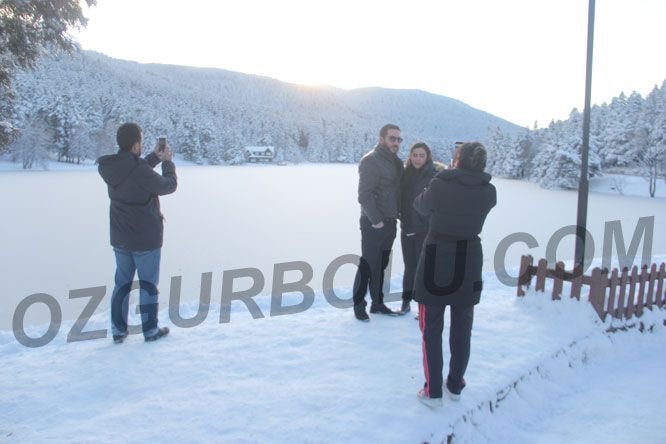 GÖLCÜK GÖLÜ BUZ TUTTU...