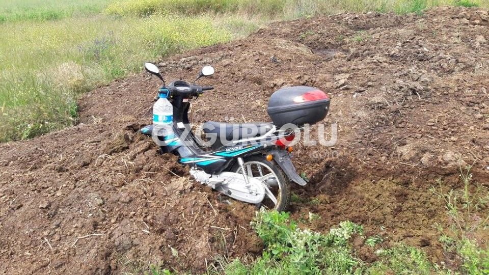 İMAMIN MOTOKSİKLETİNİ ÇALDI, GÜBRELİĞE DALDI