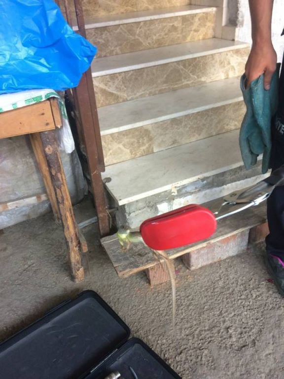 İTFAİYEDEN KERTENKELE OPERASYONU